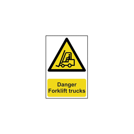 Scan Danger Forklift Trucks - PVC 200 x 300mm
