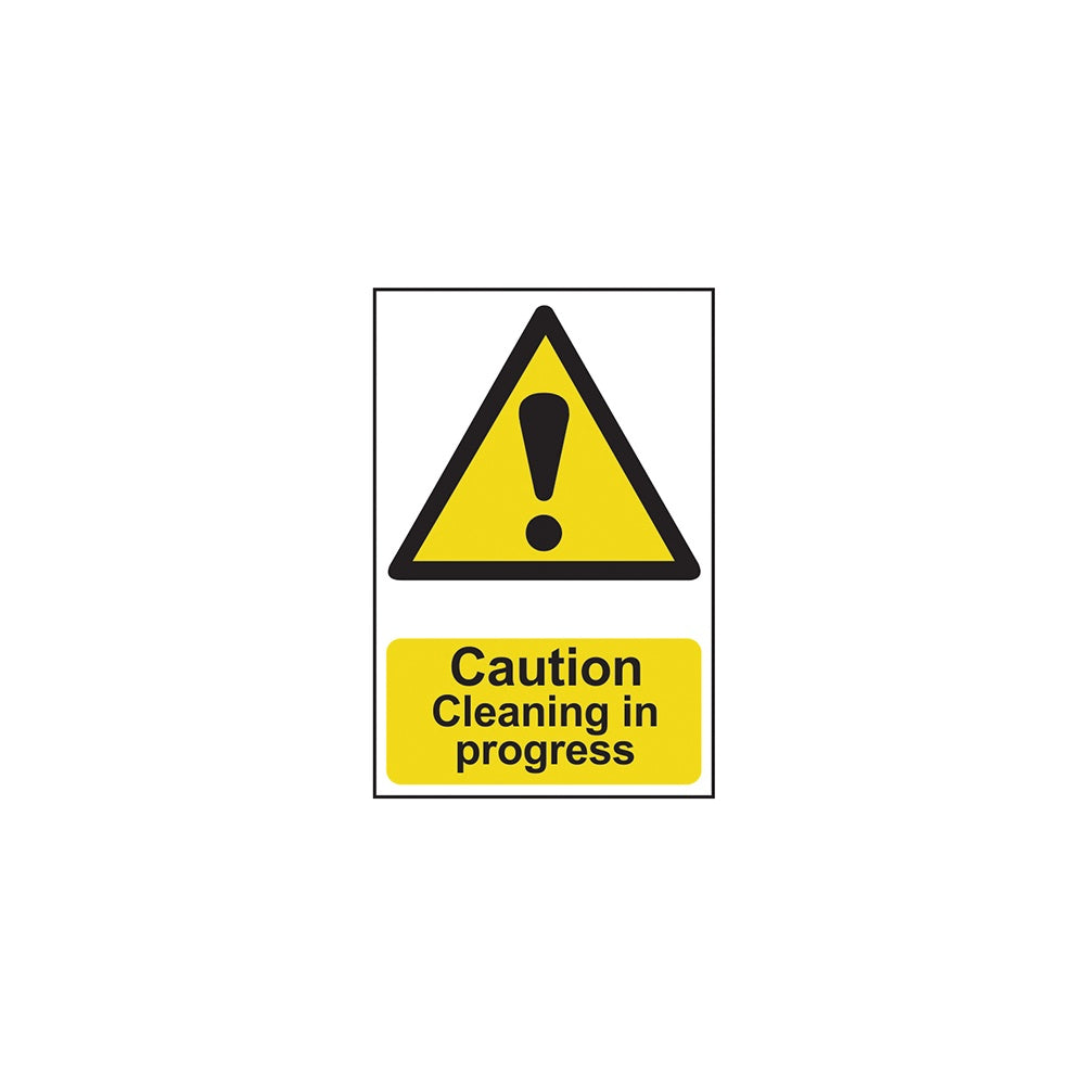 Scan Caution Cleaning In Progress - PVC 200 x 300mm