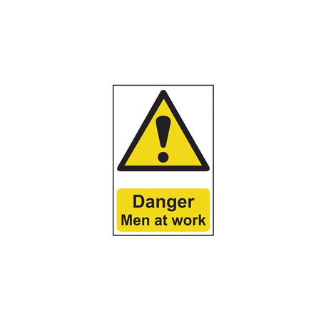 Scan Danger Men At Work - PVC 200 x 300mm