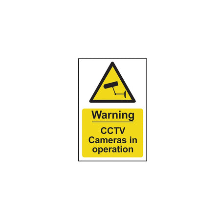 Scan Warning CCTV Cameras In Operation - PVC 200 x 300mm
