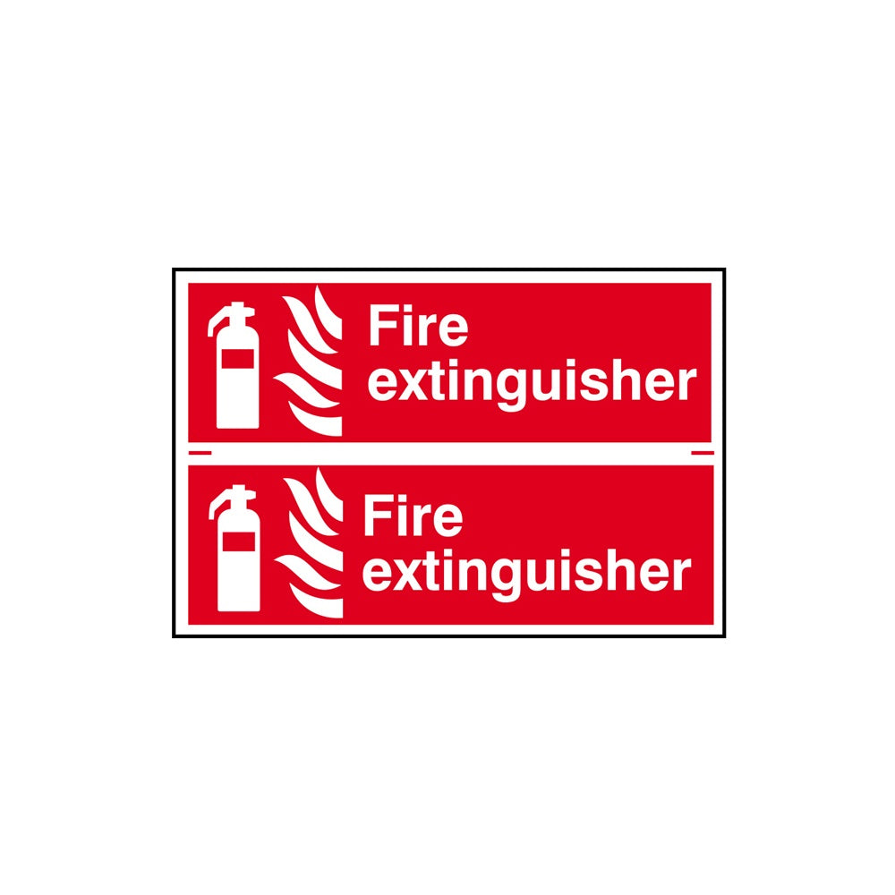 Scan Fire Extinguisher - PVC 300 x 200mm