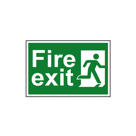 Scan Fire Exit Man Running Right - PVC 300 x 200mm