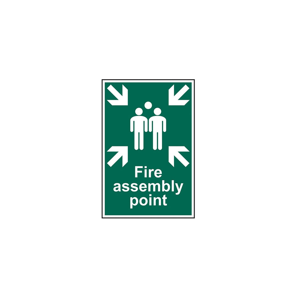 Scan Fire Assembly Point - PVC 200 x 300mm