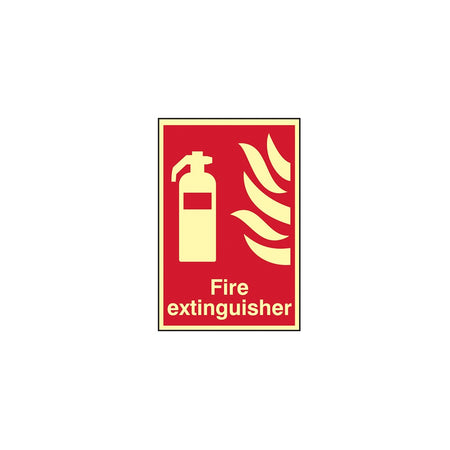 Scan Fire Extinguisher Photoluminescent - 200 x 300mm