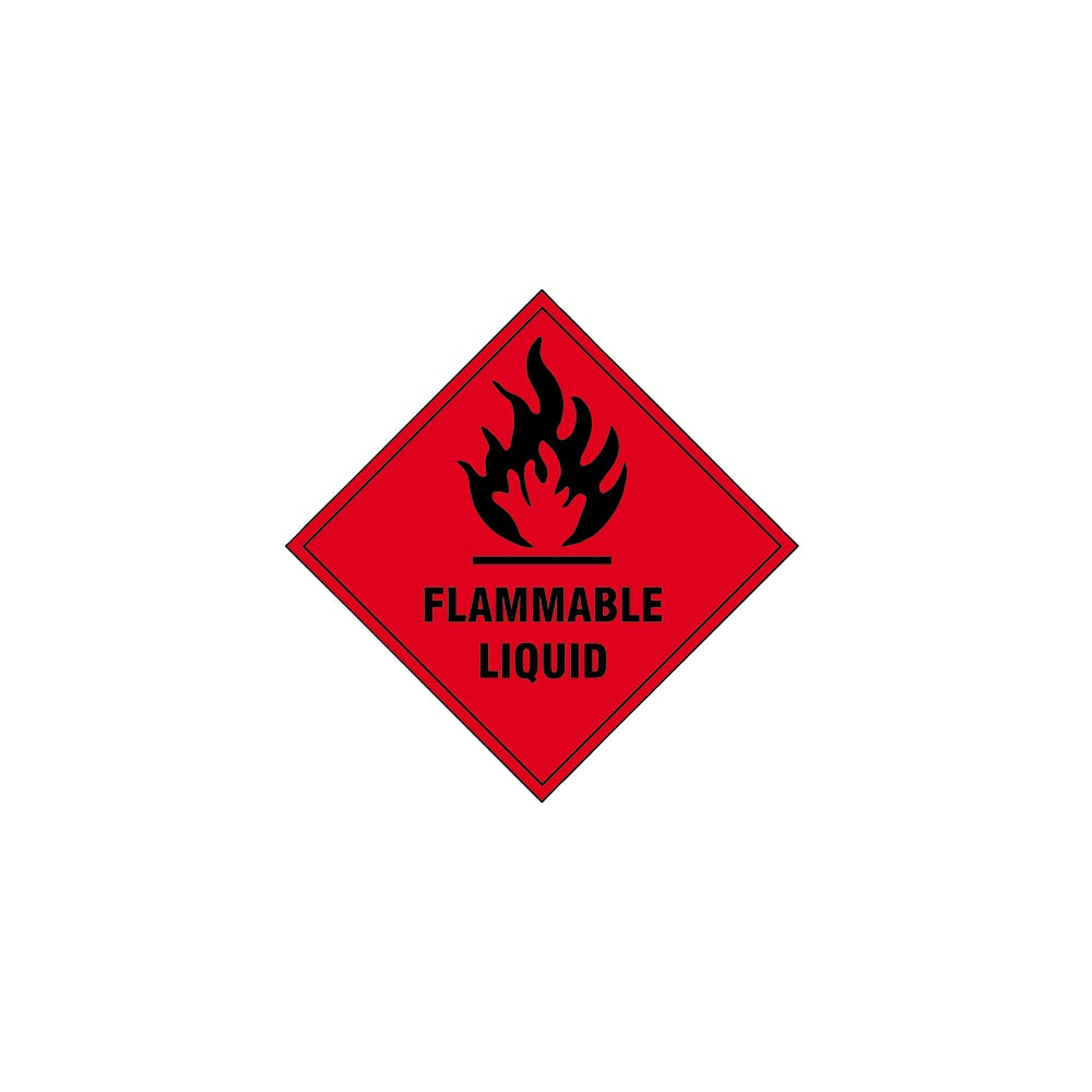 Scan Flammable Liquid SAV - 100 x 100mm