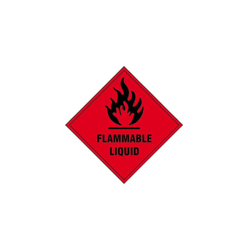 Scan Flammable Liquid SAV - 100 x 100mm