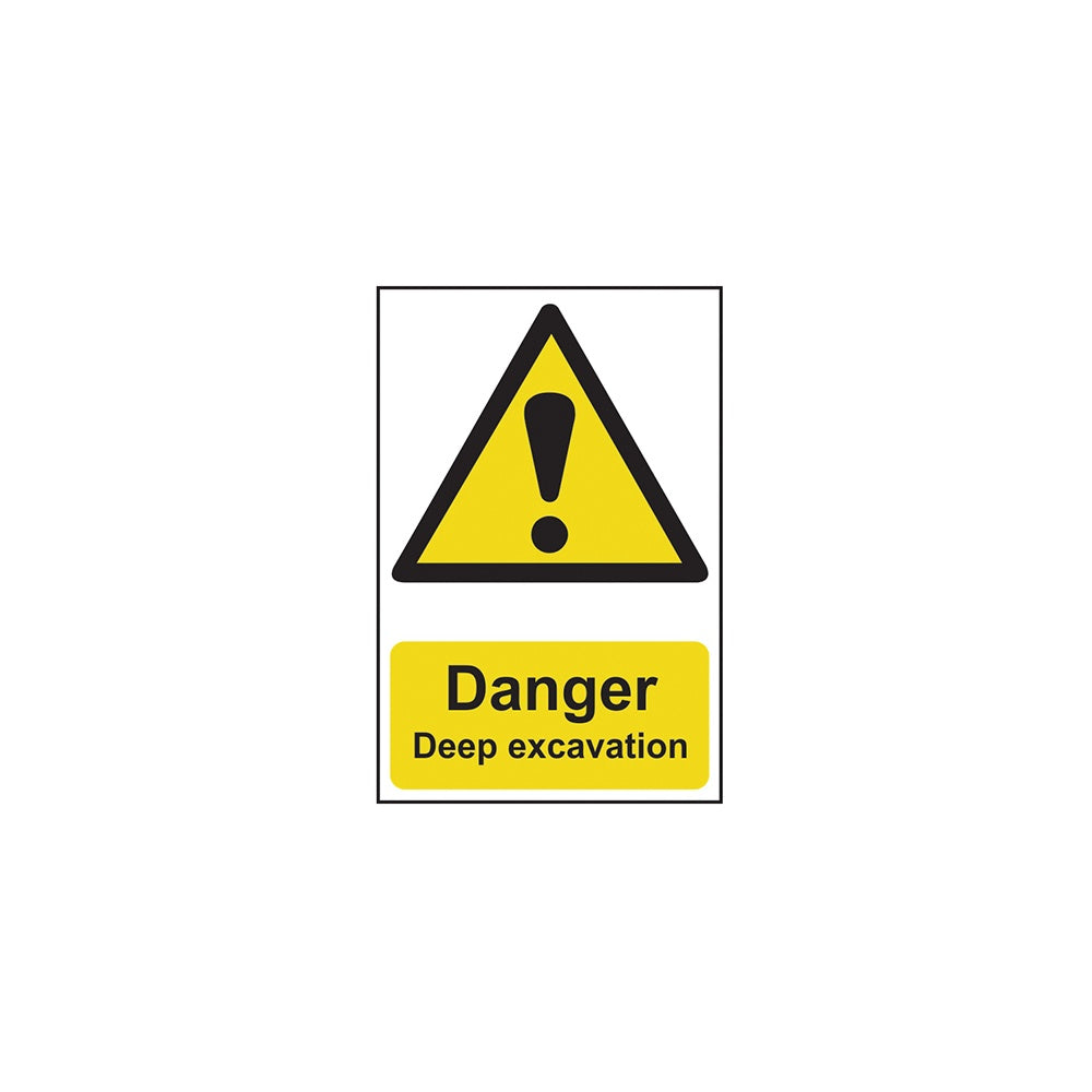 Scan Danger Deep Excavation - PVC 400 x 600mm