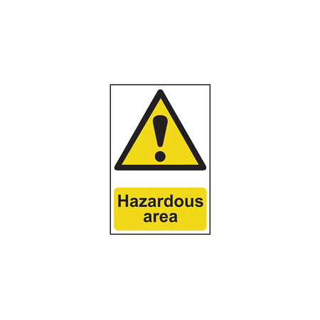 Scan Hazardous Area - PVC 400 x 600mm