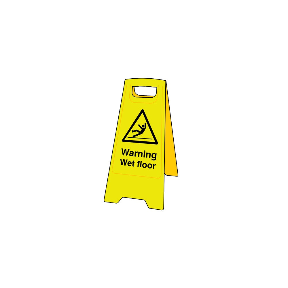 Scan Warning Wet Floor Heavy-Duty A Board