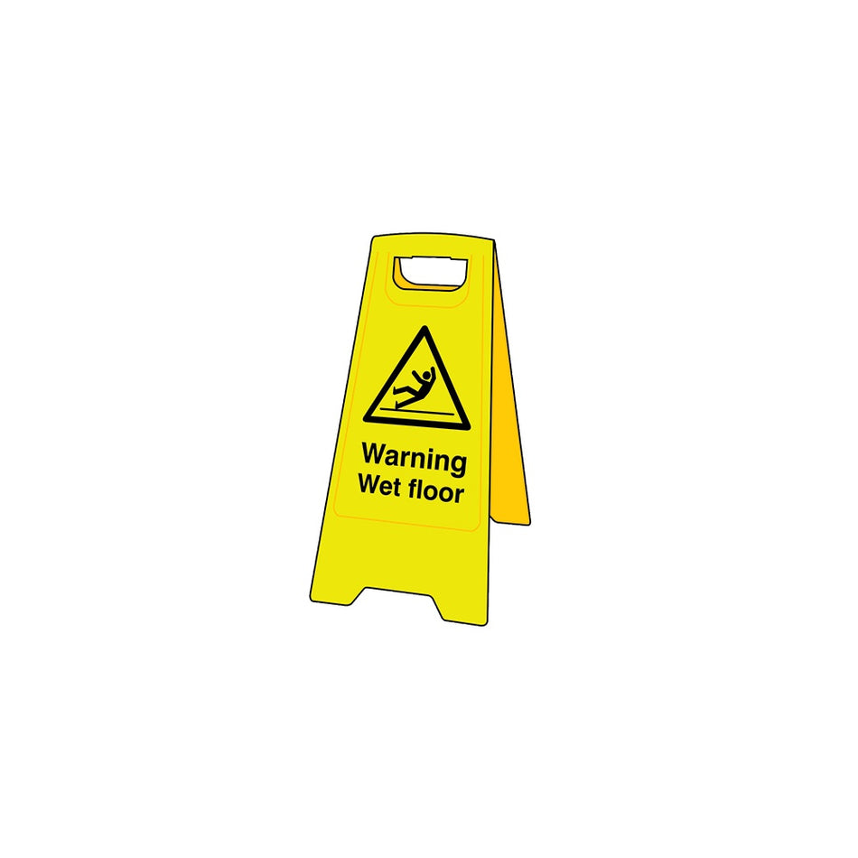 Scan Warning Wet Floor Heavy-Duty A Board