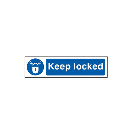 Scan Keep Locked - PVC 200 x 50mm