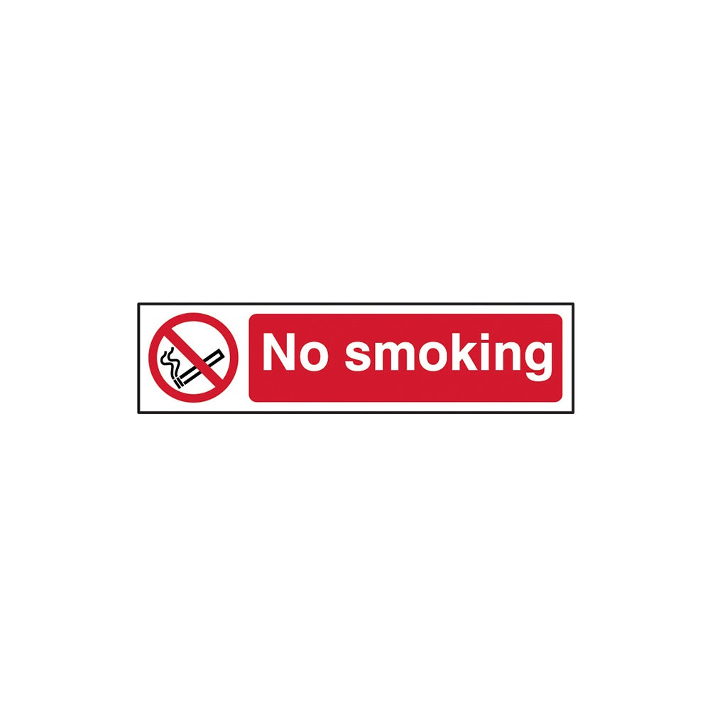 Scan No Smoking - PVC 200 x 50mm
