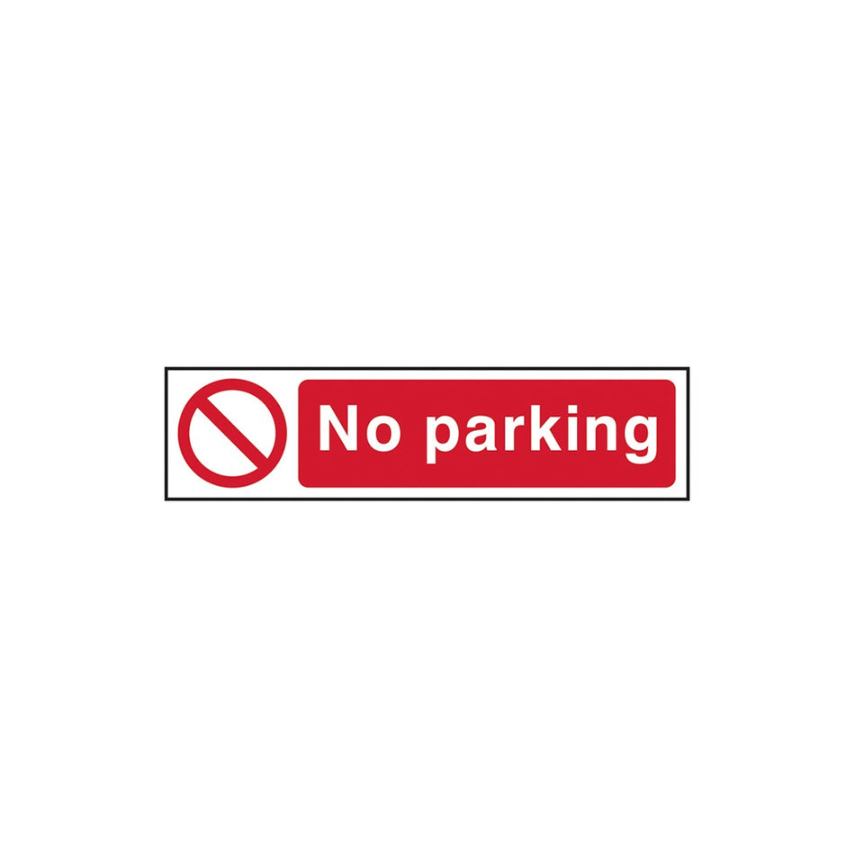 Scan No Parking - PVC 200 x 50mm