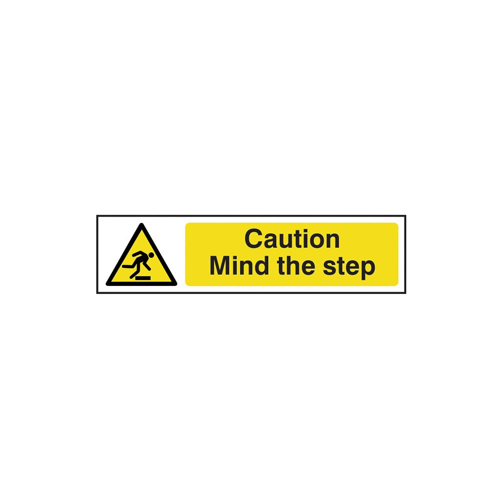 Scan Caution Mind The Step - PVC 200 x 50mm