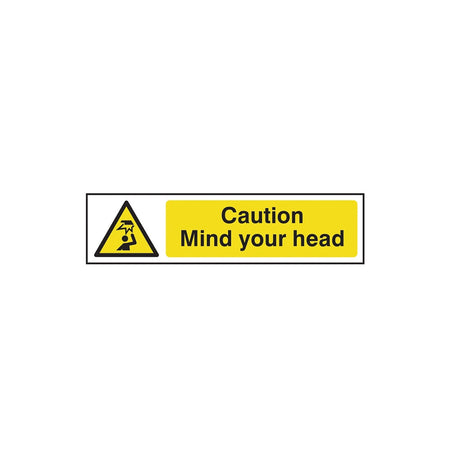 Scan Caution Mind Your Head - PVC 200 x 50mm