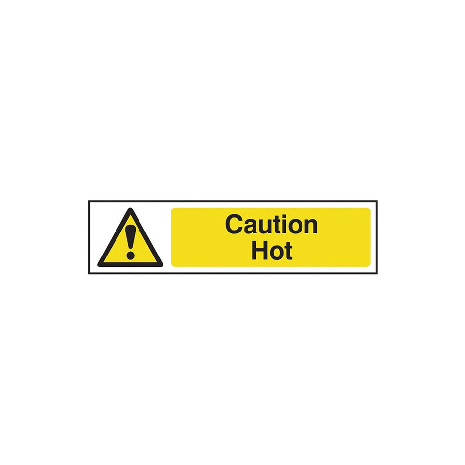 Scan Caution Hot - PVC 200 x 50mm