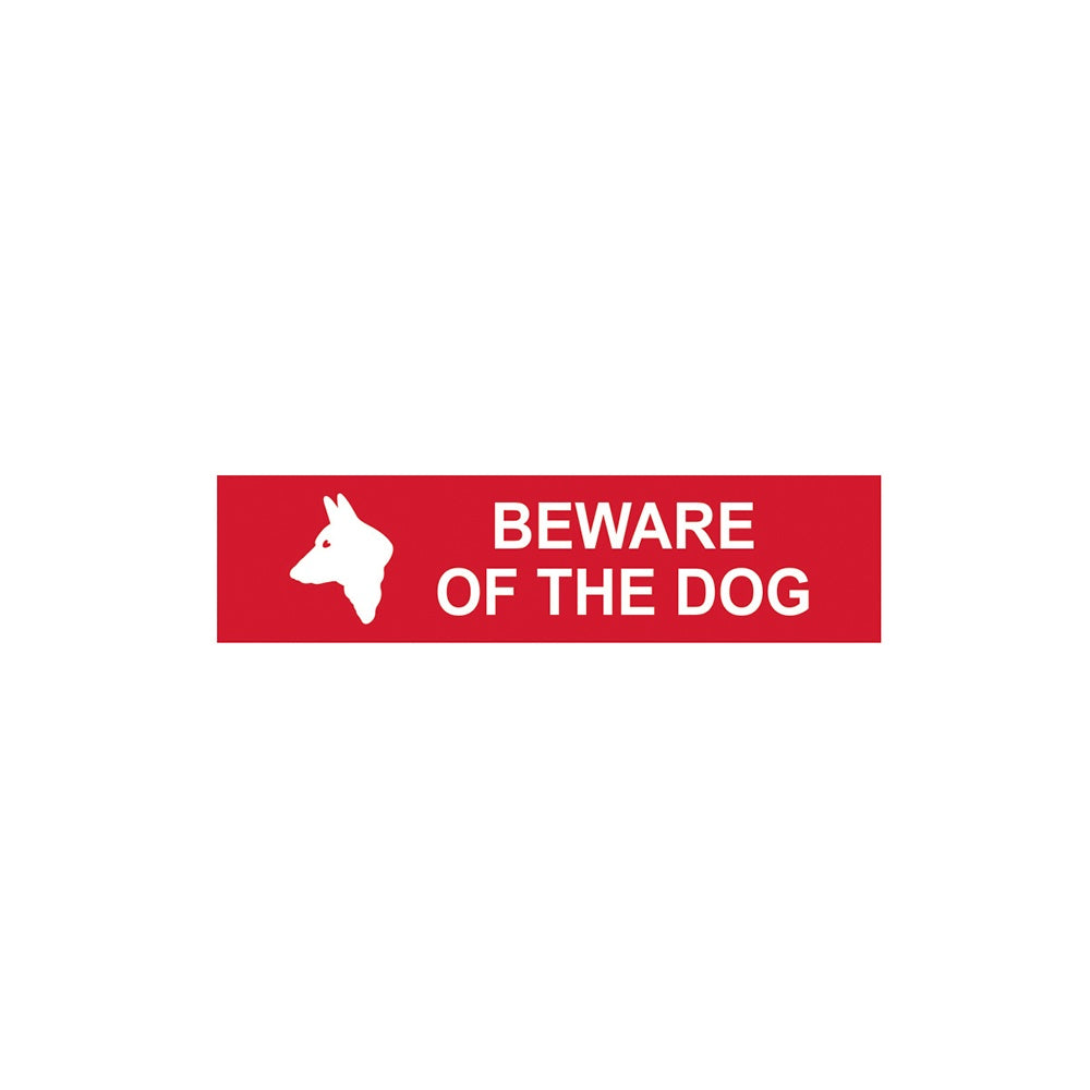 Scan Beware Of The Dog - PVC 200 x 50mm