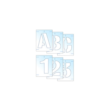Scan Letter & Number Stencil Kit 25mm