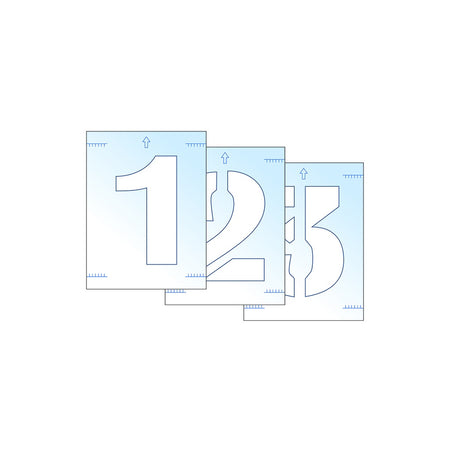 Scan Number Stencil Kit 300mm