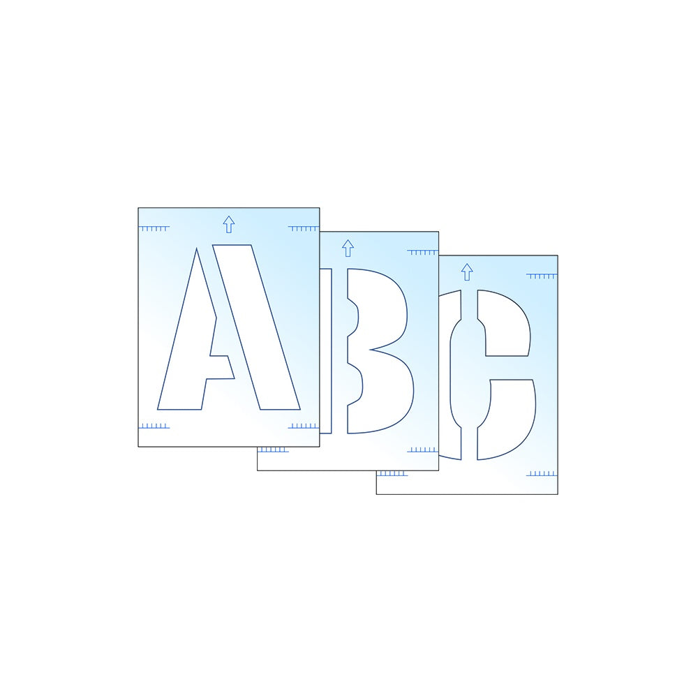 Scan Letter Stencil Kit 300mm