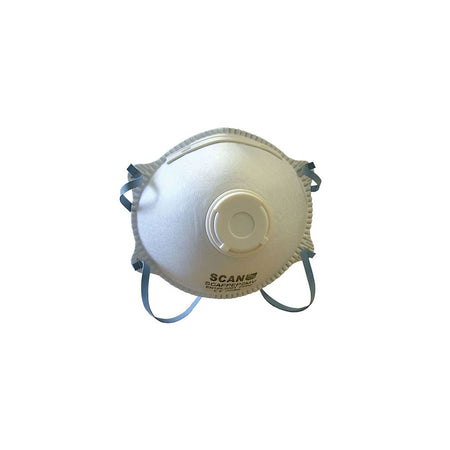 Scan Moulded Disposable Mask Valved FFP2 Protection (Box 10)