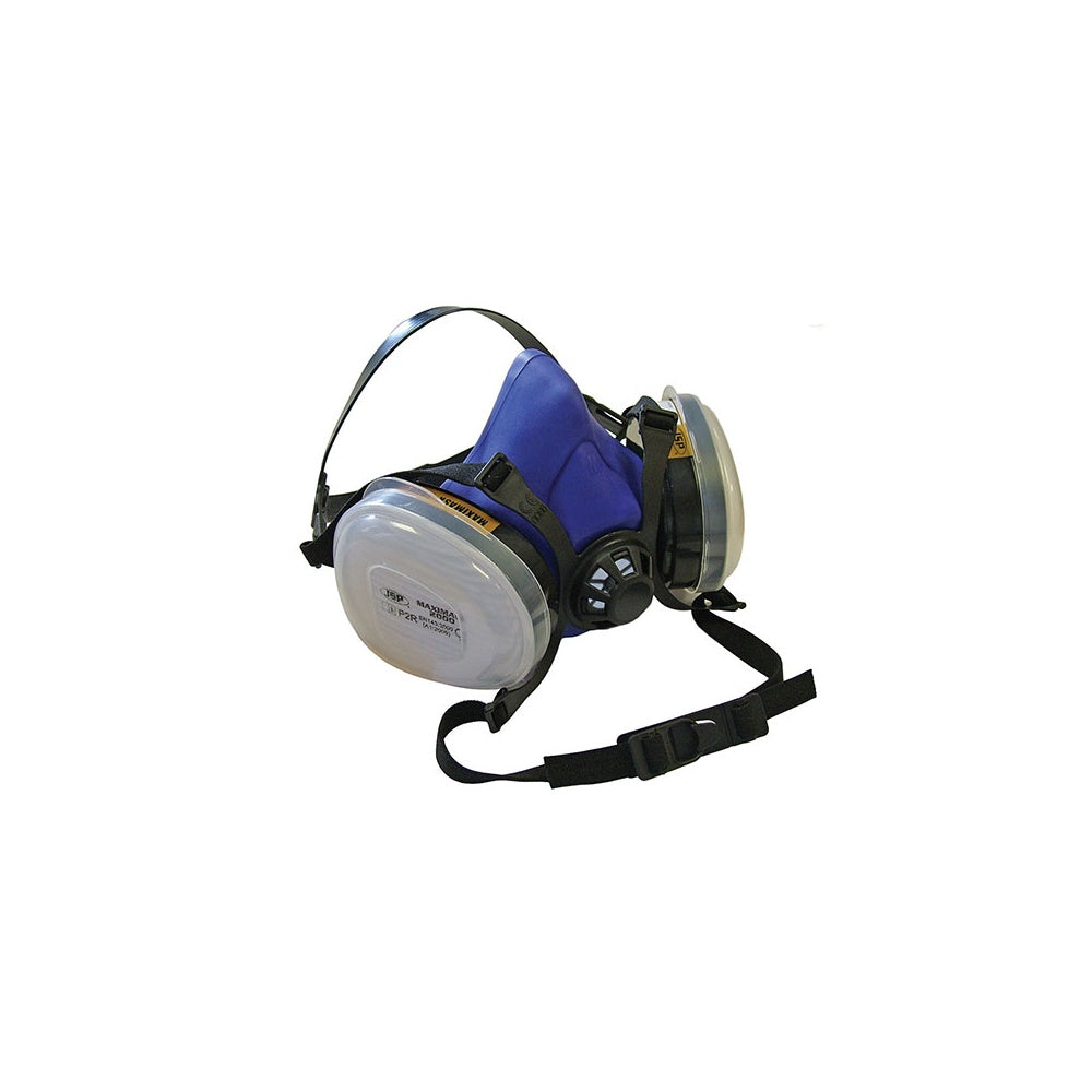 Scan Twin Half Mask Respirator + P2 Dust Filter Cartridges