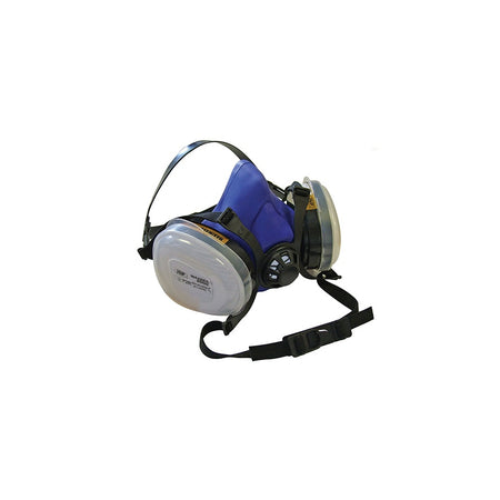 Scan Twin Half Mask Respirator + P2 Dust Filter Cartridges