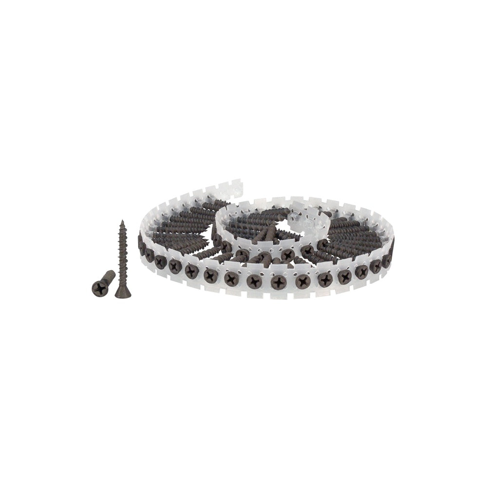 Senco DuraSpin Collated Screws Fermacel Fibre Board to Wood 3.9 x 30mm Pack 1,000