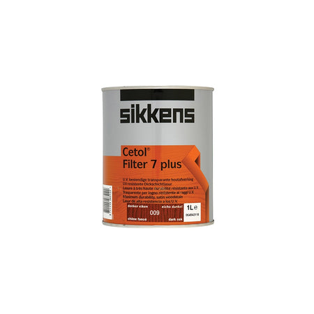 Sikkens Cetol Filter 7 Plus Translucent Woodstain Dark Oak 1 Litre