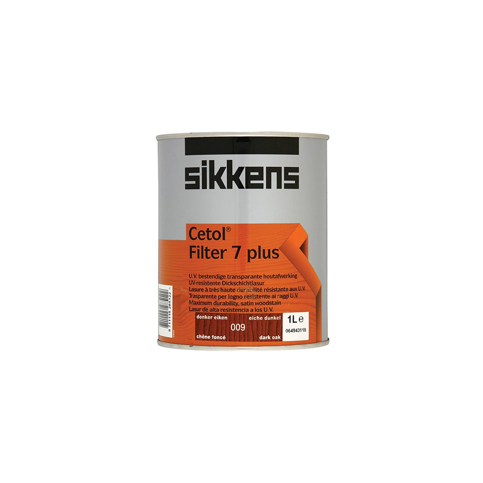 Sikkens Cetol Filter 7 Plus Translucent Woodstain Dark Oak 1 Litre