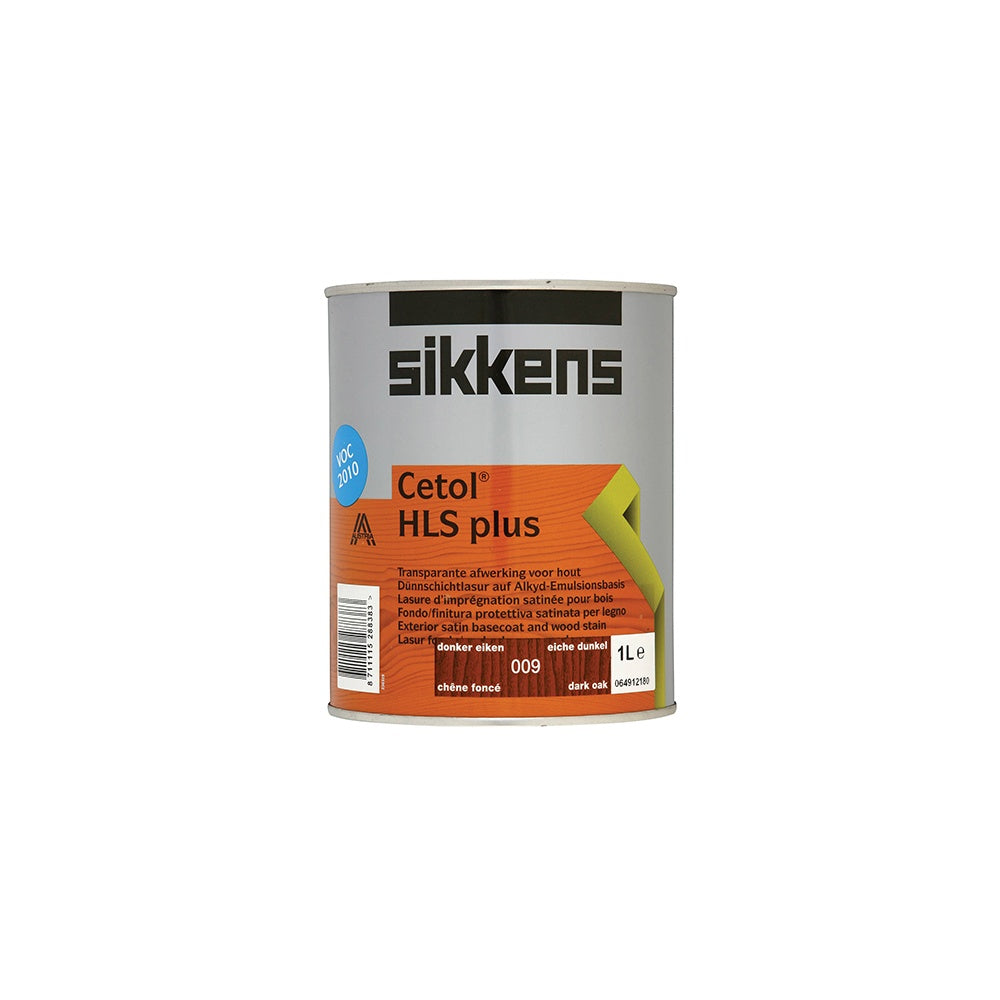 Sikkens Cetol HLS Plus Translucent Woodstain Dark Oak 1 Litre