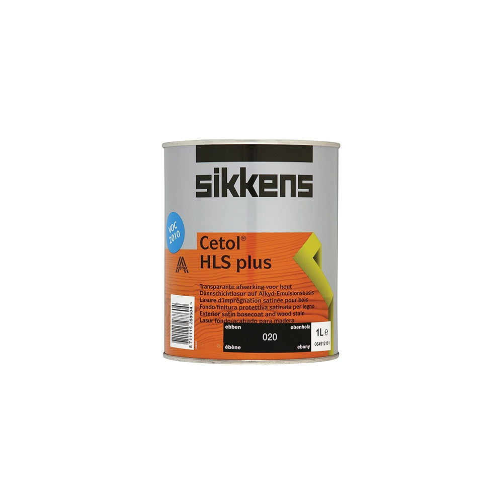 Sikkens Cetol HLS Plus Translucent Woodstain Ebony 1 Litre