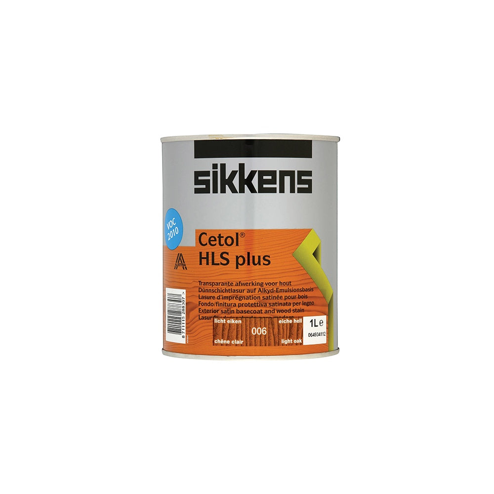 Sikkens Cetol HLS Plus Translucent Woodstain Light Oak 1 Litre
