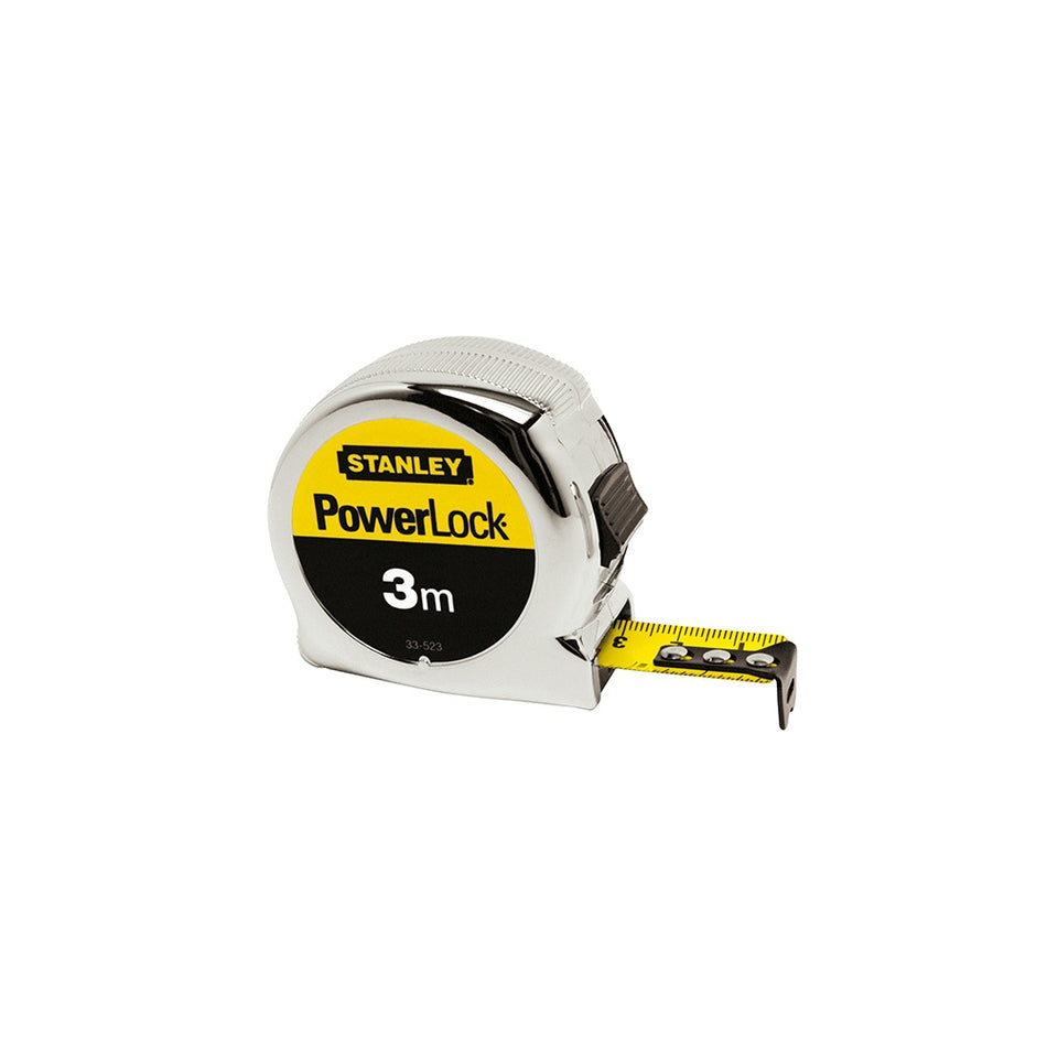 Stanley Tools Powerlock Classic Tape 3m (Width 19mm)