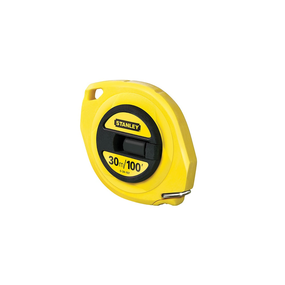 Stanley Tools Closed Case Steel Tape 30m / 100ft (Width 9.5mm)