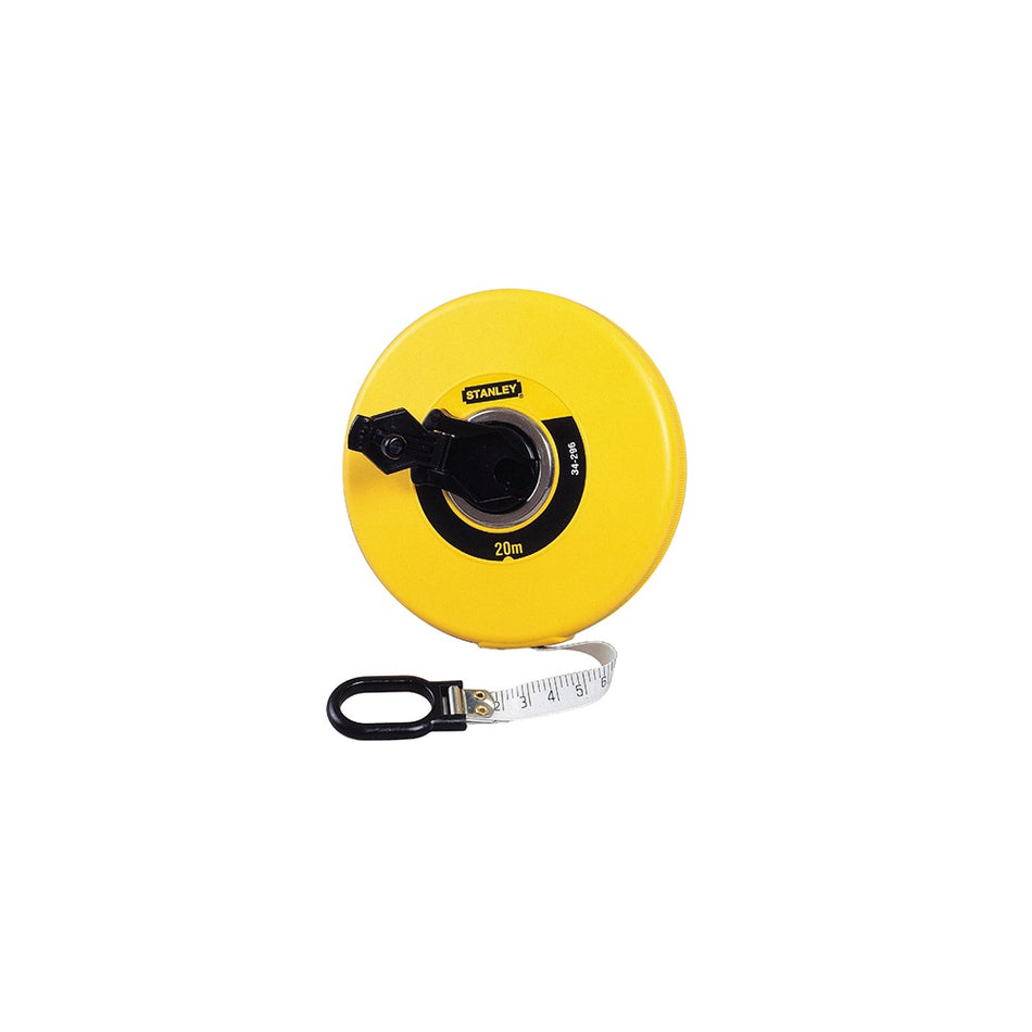 Stanley Tools Closed Case Fibreglass Tape 20m (Width 12.7mm)