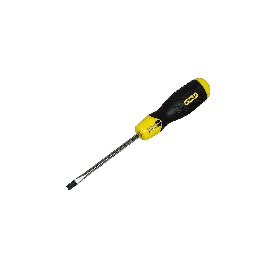 Stanley Tools Cushion Grip Screwdriver Parallel Tip 2.5mm x 75mm