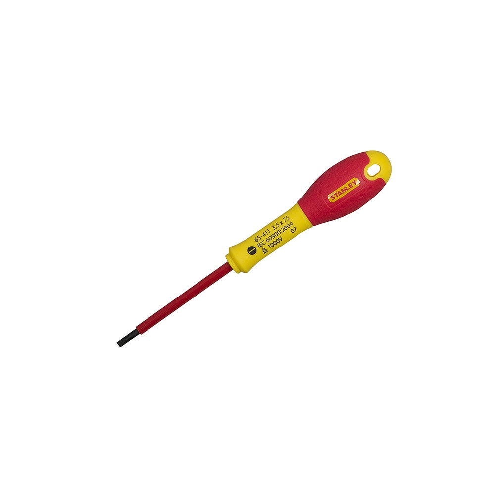 Stanley Tools FatMax Screwdriver Insulated Parallel Tip 5.5mm x 150