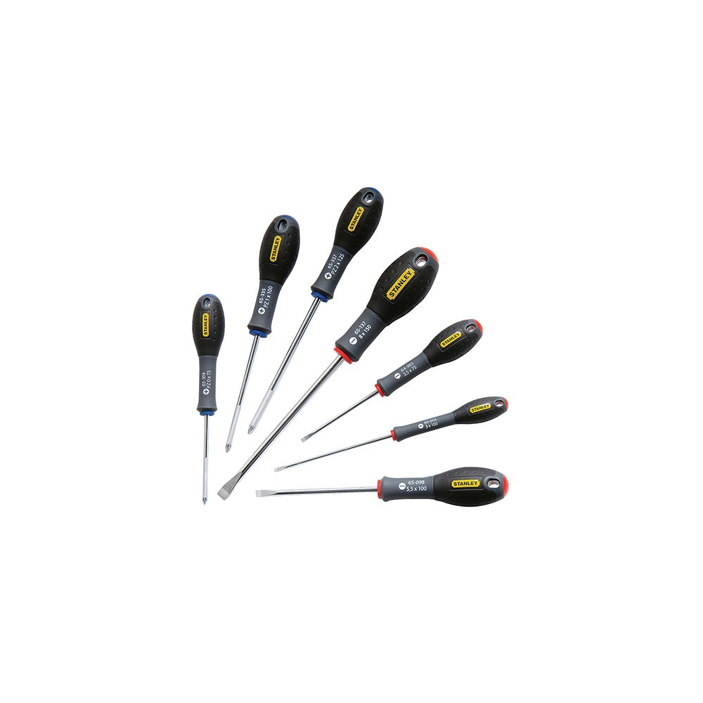 Stanley Tools FatMax Screwdriver Set Parallel / Flared / Pozi Set of 7
