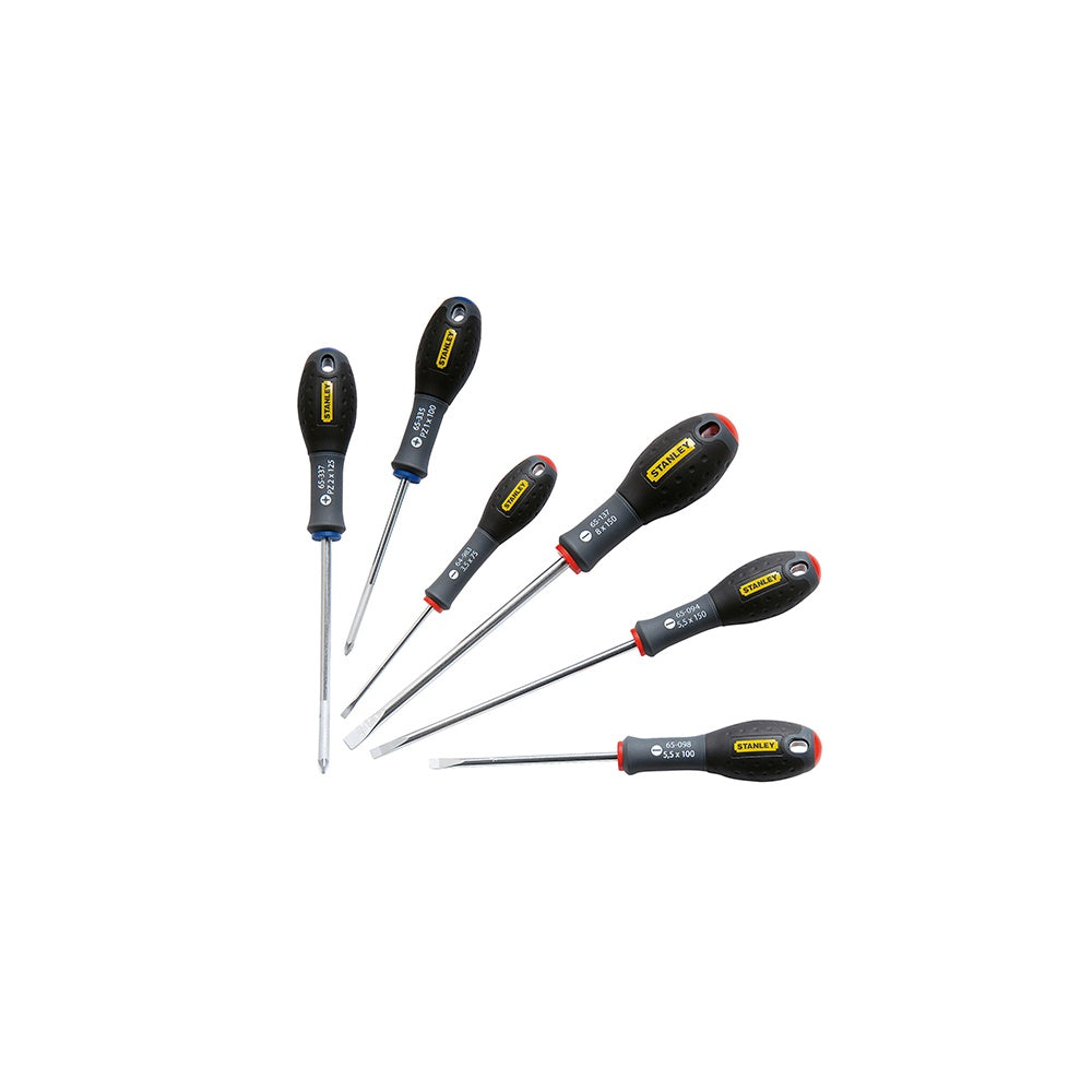 Stanley Tools FatMax Screwdriver Set Parallel / Flared / Pozi Set of 6