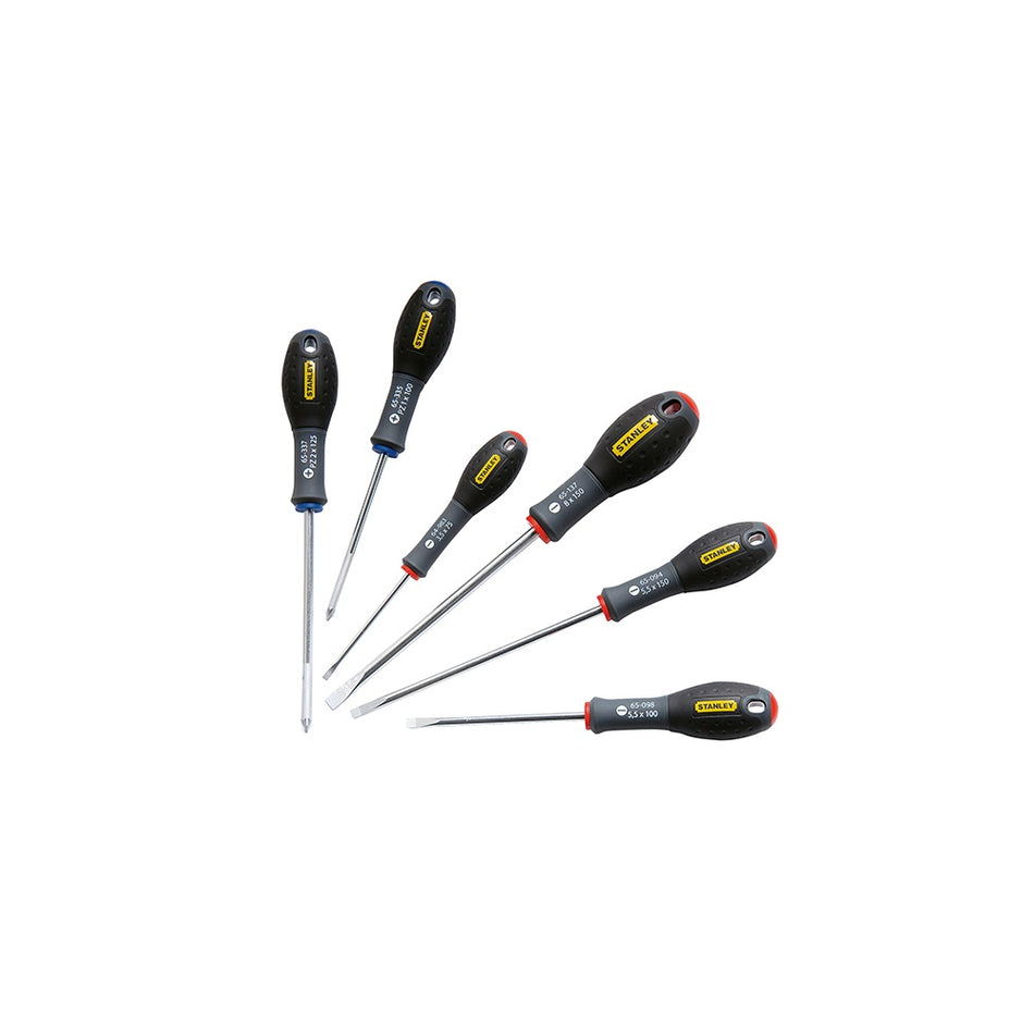 Stanley Tools FatMax Screwdriver Set Parallel / Flared / Pozi Set of 6