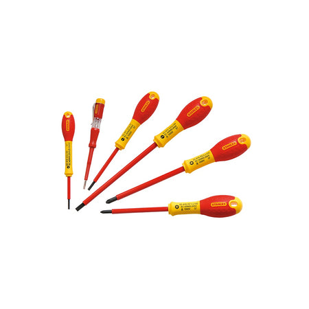 Stanley Tools FatMax Screwdriver Set Insulated Parallel & Pozi Set of 6
