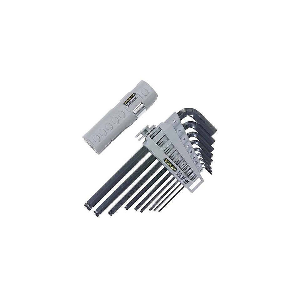 Stanley Tools Hexagon Grip Key Set of 9 Metric (1.5-10mm)