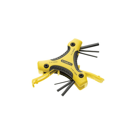 Stanley Tools Hexagon Key Triangle Set of 9 Metric (1.5-6mm)