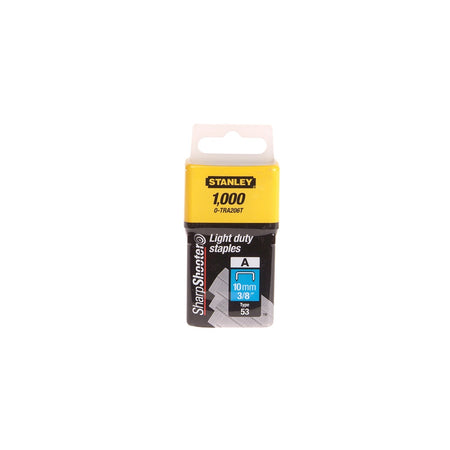Stanley Tools TRA2 Light-Duty Staple 10mm TRA206T Pack 1000
