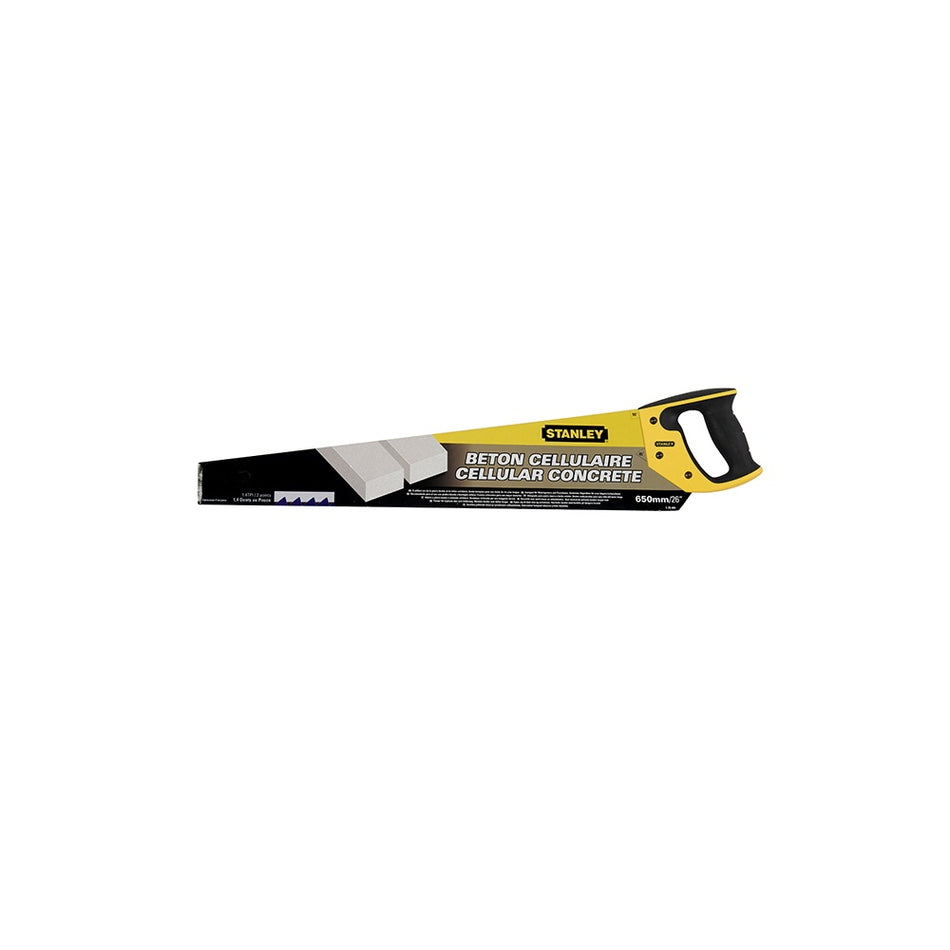 Stanley Tools FatMax Cellular Concrete Saw 660mm (26in) 1.4tpi