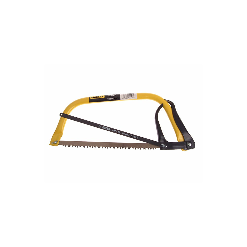 Stanley Tools Hack Bowsaw 300mm (12in) Plus Extra Hacksaw Blade