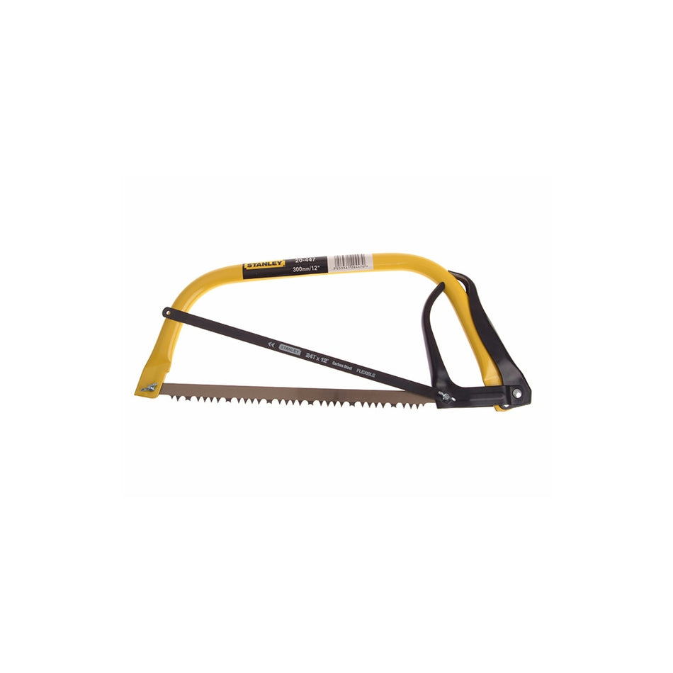 Stanley Tools Hack Bowsaw 300mm (12in) Plus Extra Hacksaw Blade