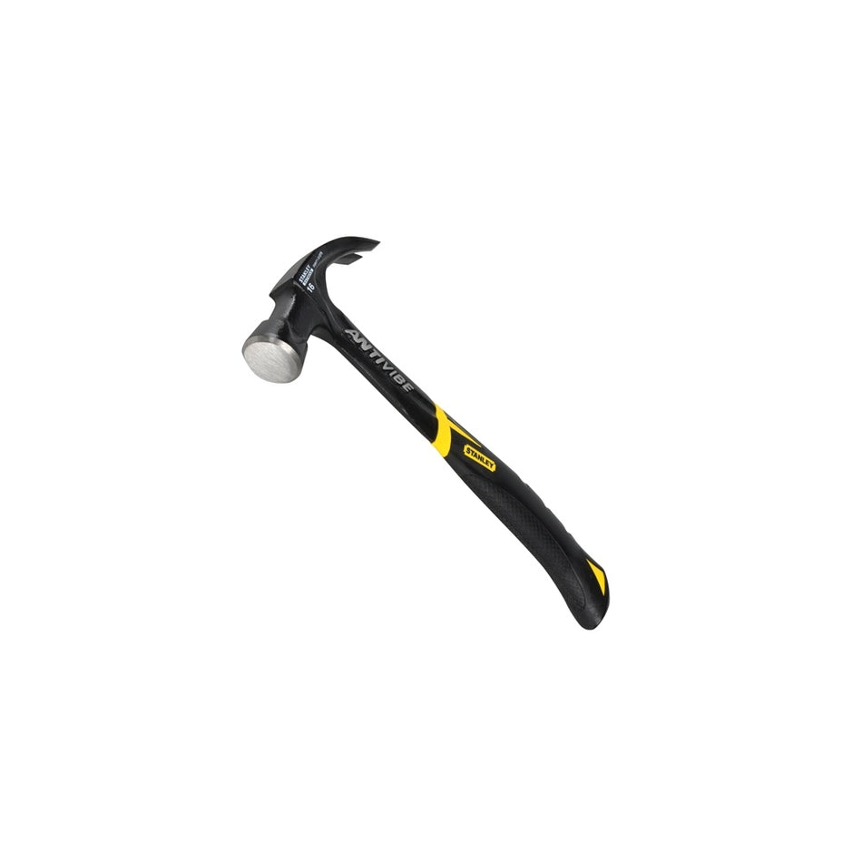Stanley Tools FatMax Antivibe All Steel Curved Claw Hammer 450g (16oz)