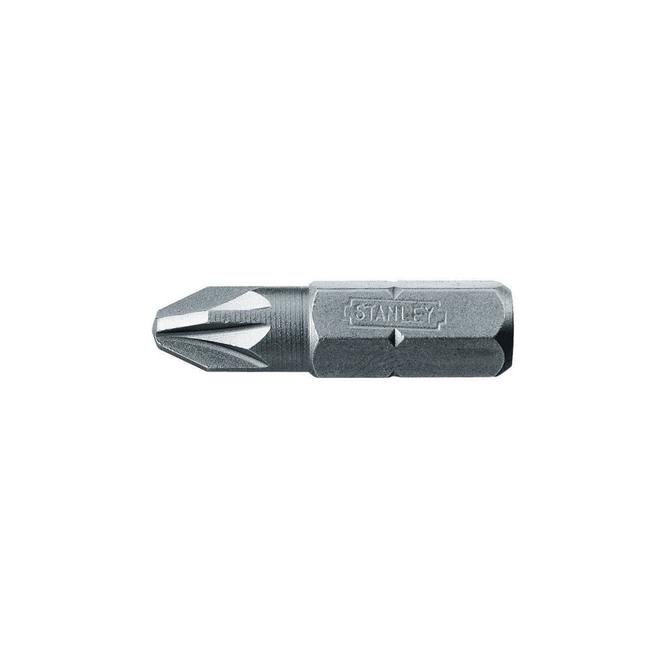 Stanley Tools Pozidriv 3pt Bit 25mm (Box of 25)